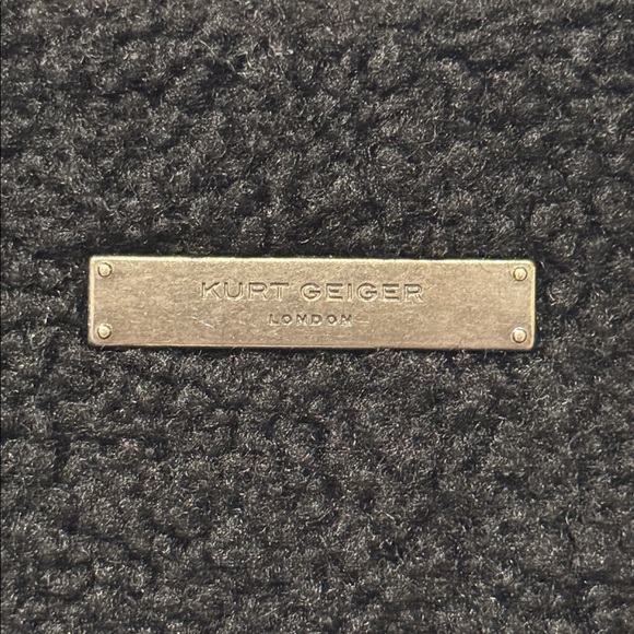 Kurt Geiger Bag Small Faux Shearling Surrey Black Mini Tote - Picture 6 of 17